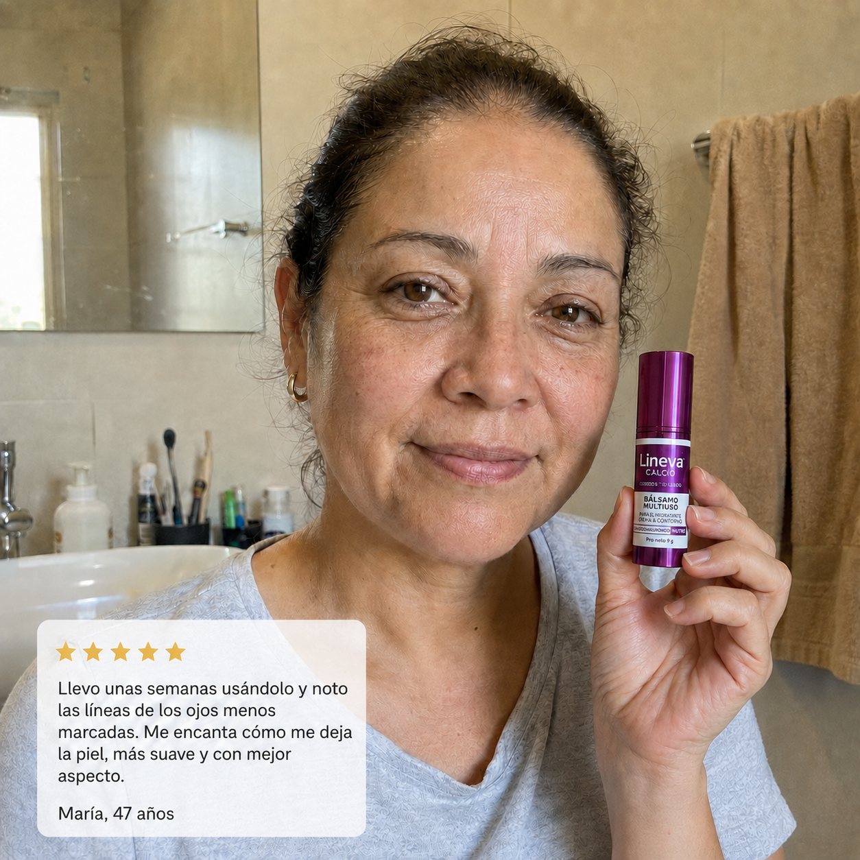 Lineva Bálsamo Facial Suavizante Antiarrugas